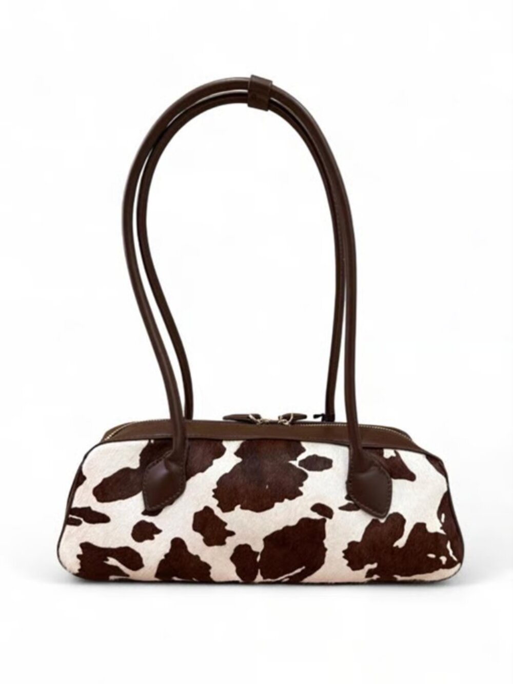 House of Harlow 1960 Brown and White Cowhide Shoulder Bag